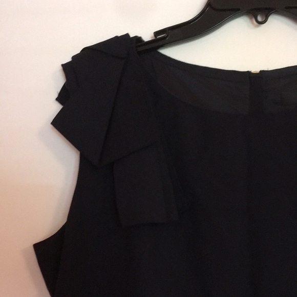 J Crew navy blue lightweight wool dress. - Picture 3 of 15